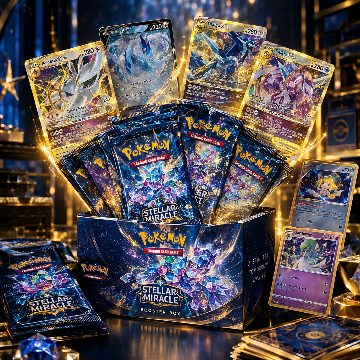 Sealed Pokémon TCG Stellar Miracle Booster Box – 30 Packs | Japanese Exclusive Scarlet & Violet