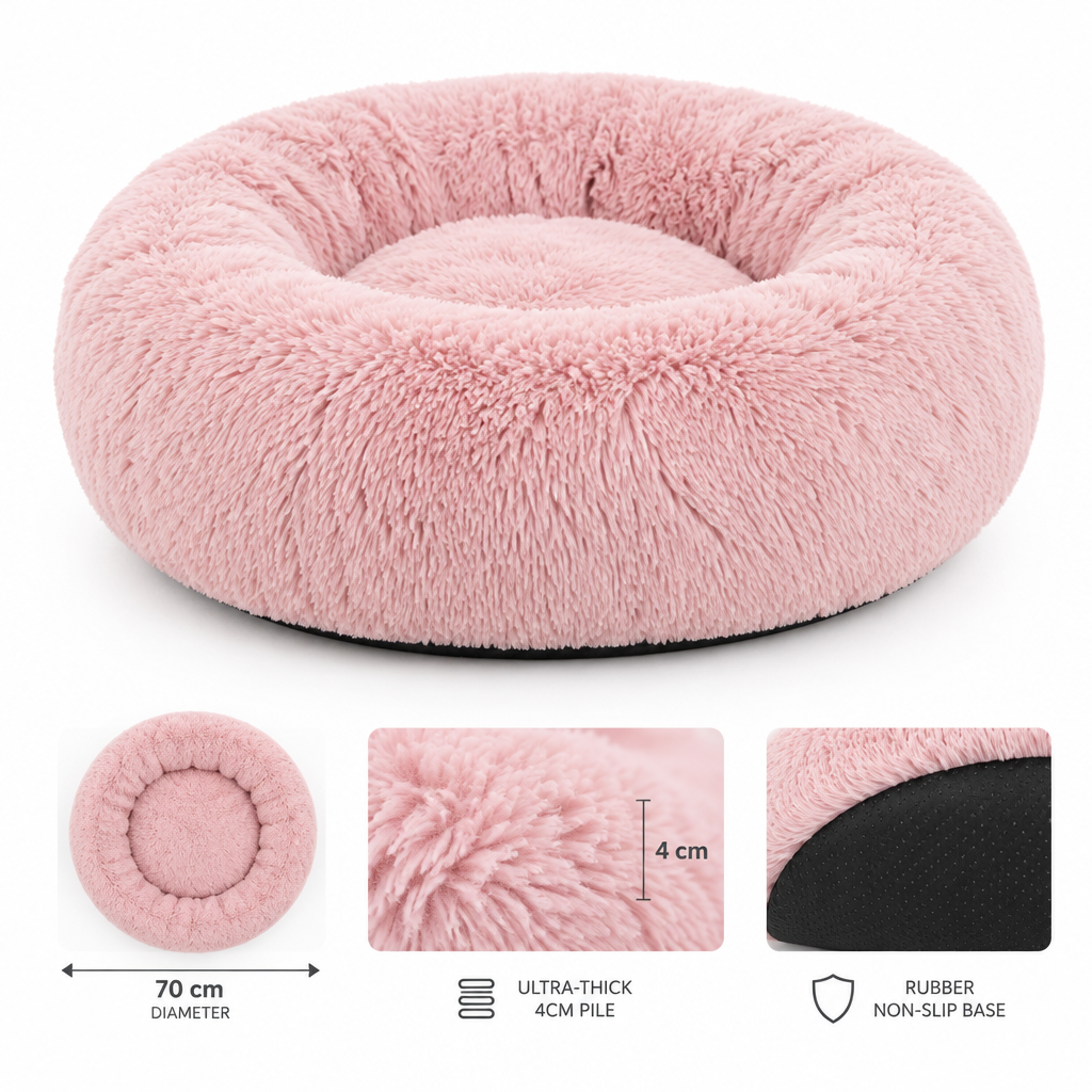 Cama para mascotas fondo blanco