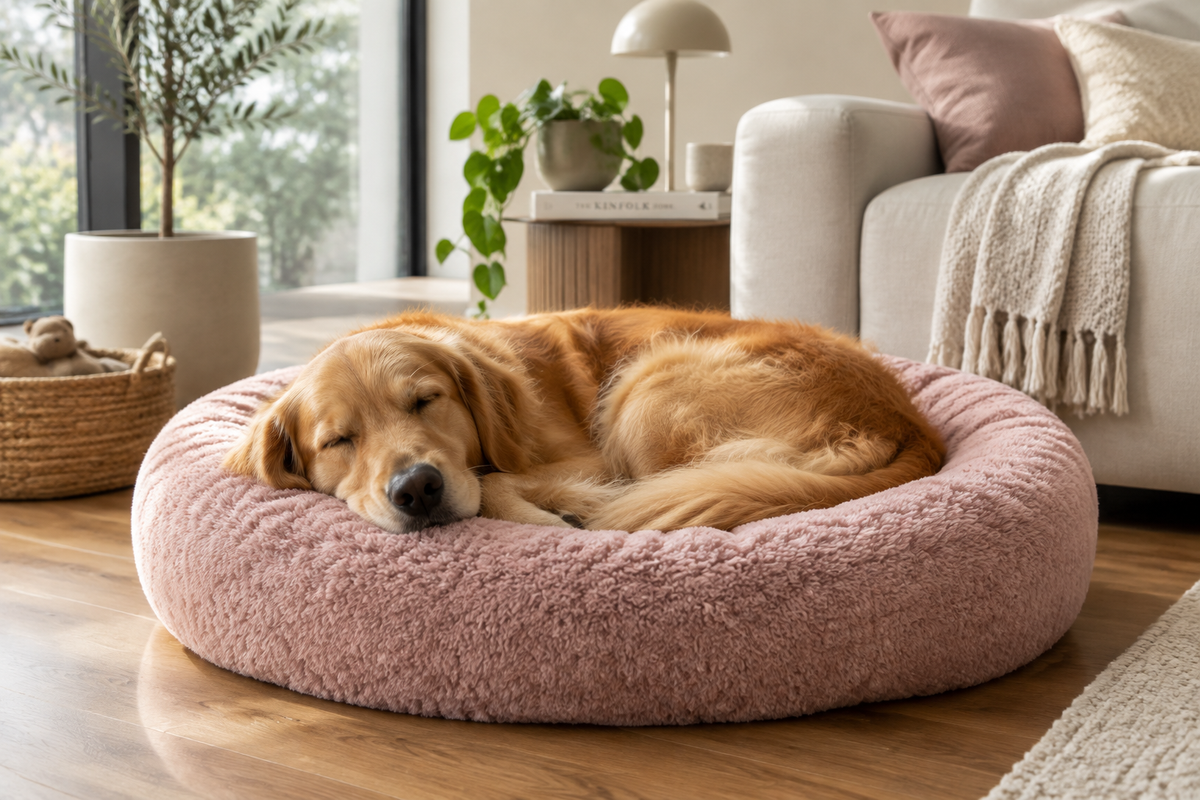 Lifestyle perro en cama