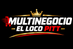 Logo con fondo negro - MULTINEGOCIO EL LOCO PITT